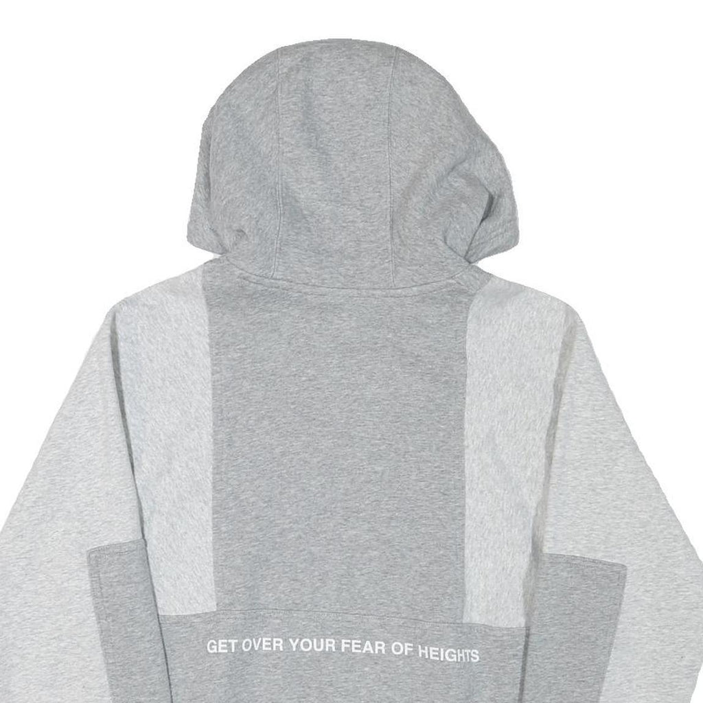 NIKE Mens Grey & Light Grey Air Pullover Hoodie S Comfortable Cotton Blend