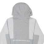 NIKE Mens Grey & Light Grey Air Pullover Hoodie S Comfortable Cotton Blend