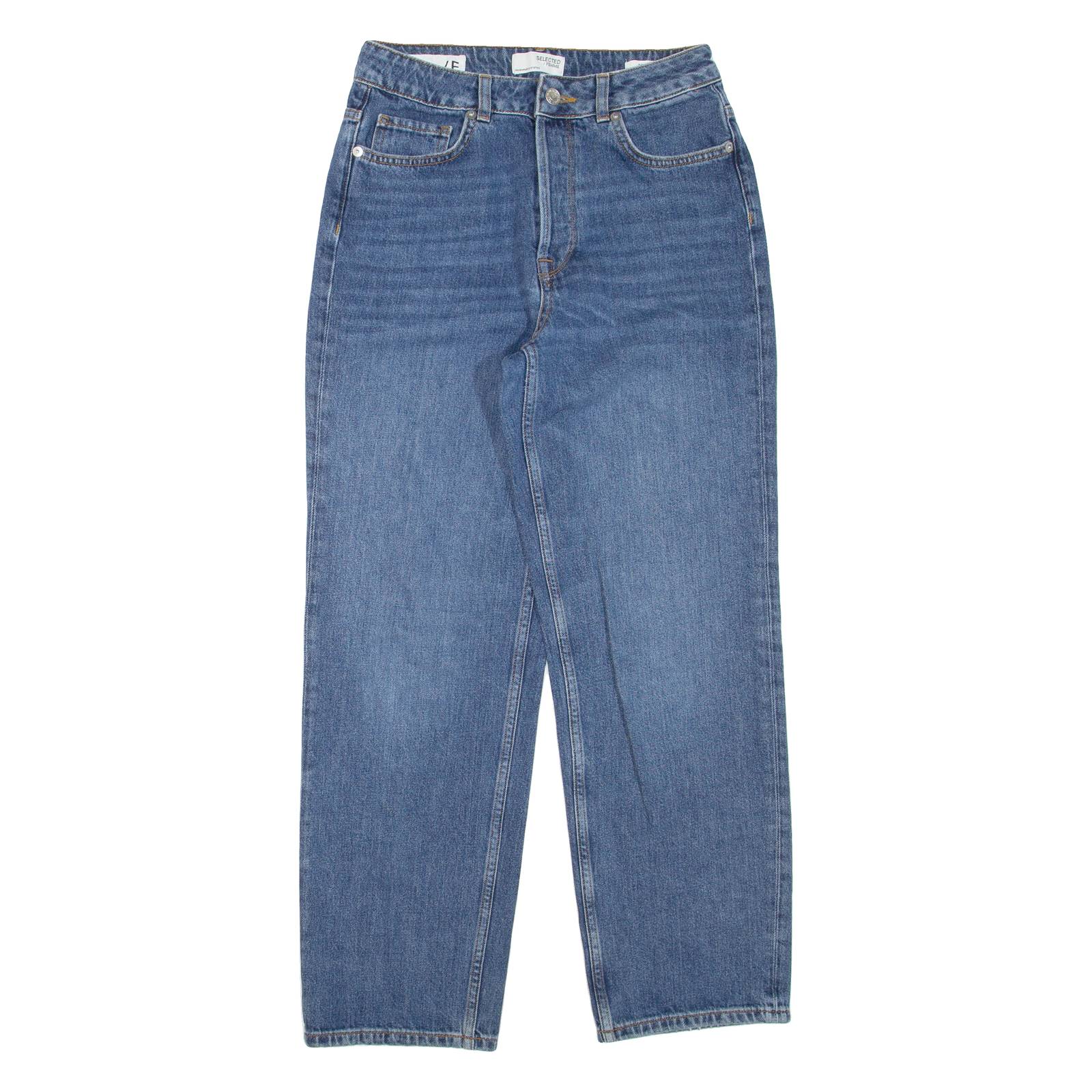 SELECTED FEMME Womens Jeans Blue Regular Straight W26 L27