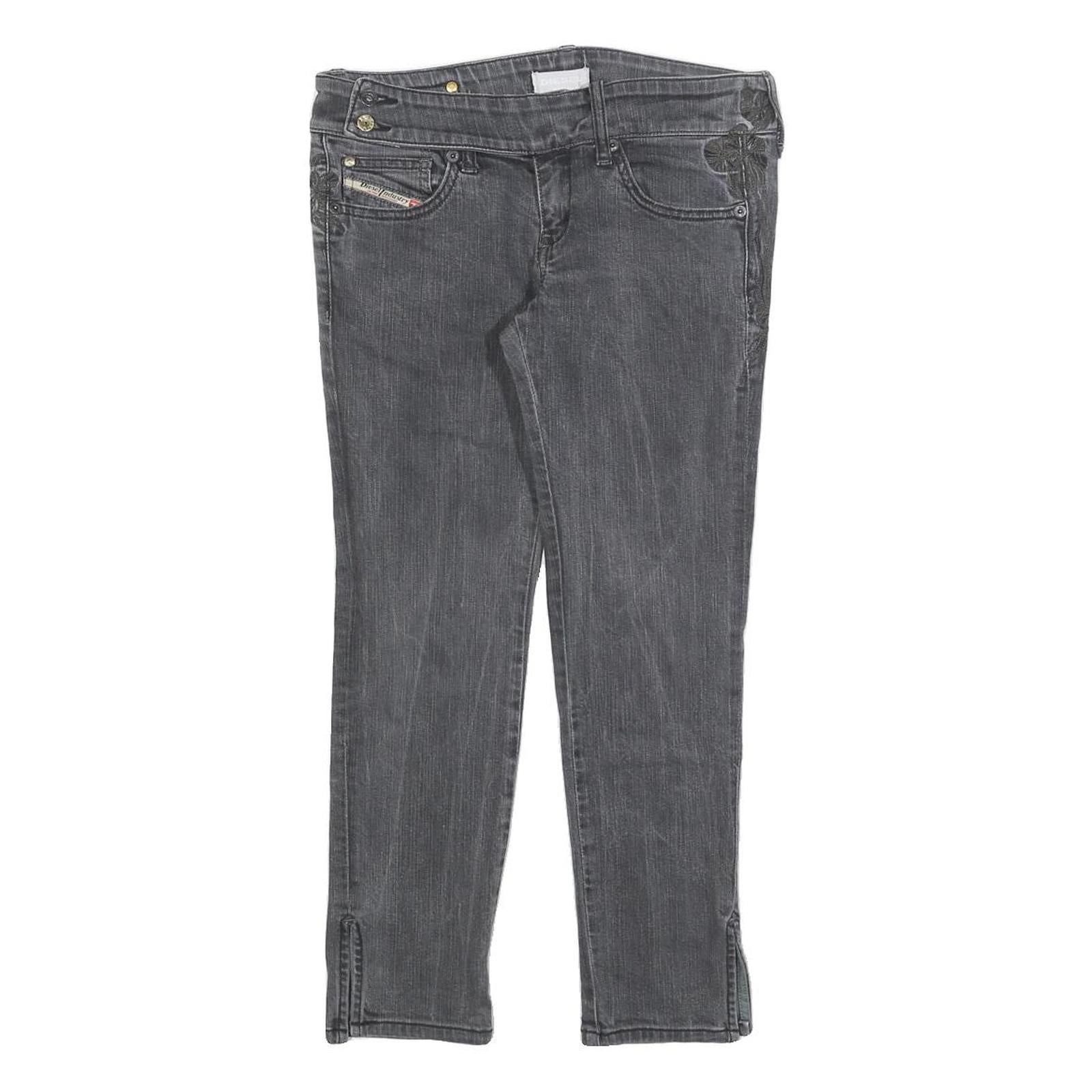 DIESEL Womens Jeans Blue Slim Skinny Denim Medium W27 L24 Stylish Zipped