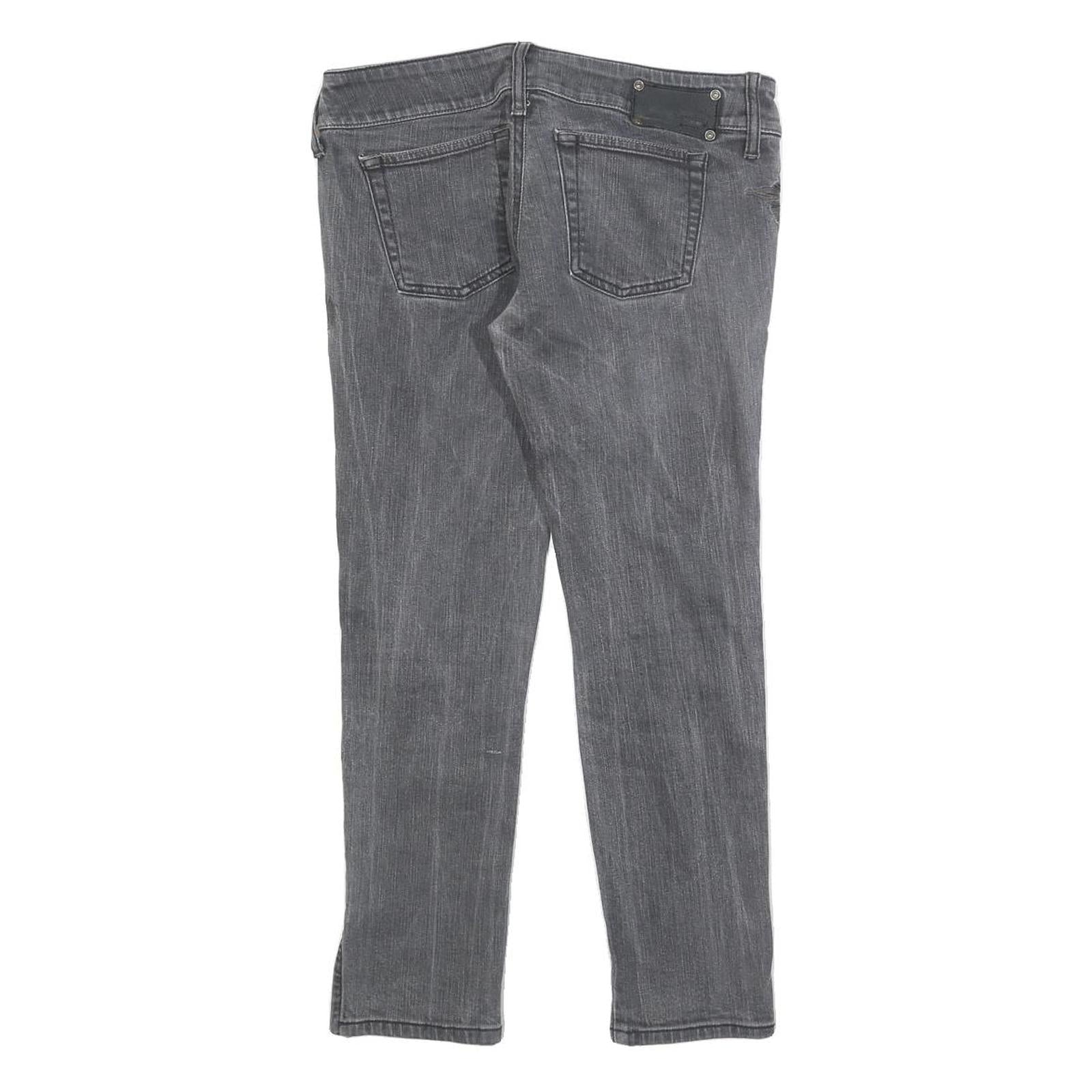 DIESEL Womens Jeans Blue Slim Skinny Denim Medium W27 L24 Stylish Zipped