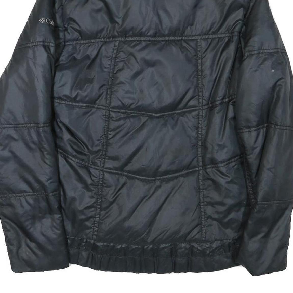 COLUMBIA Womens Black Jacket XS Polyester Blend Quilted Zip Outdoor Warm
