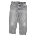 LEVI'S Womens Grey Relaxed Straight Denim Medium W30 L24 Casual Zip Jeans