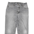 LEVI'S Womens Grey Relaxed Straight Denim Medium W30 L24 Casual Zip Jeans