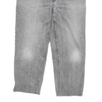 LEVI'S Womens Grey Relaxed Straight Denim Medium W30 L24 Casual Zip Jeans