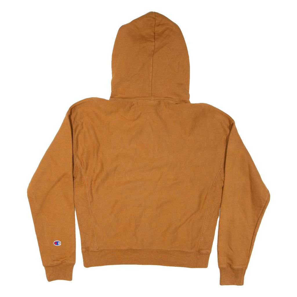 CHAMPION REVERSE WEAVE Womens Brown Hoodie M