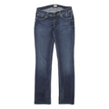 TOMMY HILFIGER Womens Jeans Blue Regular Straight Denim Medium W30 L30 Zip