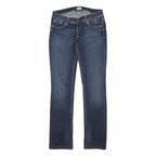 TOMMY HILFIGER Womens Jeans Blue Regular Straight Denim Medium W30 L30 Zip