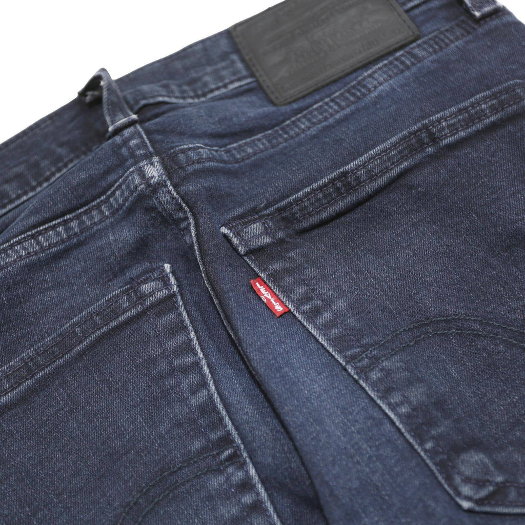 LEVI'S Mens Skinny Taper Big E Jeans Blue Slim Skinny Cotton Blend W30 L32 Zip