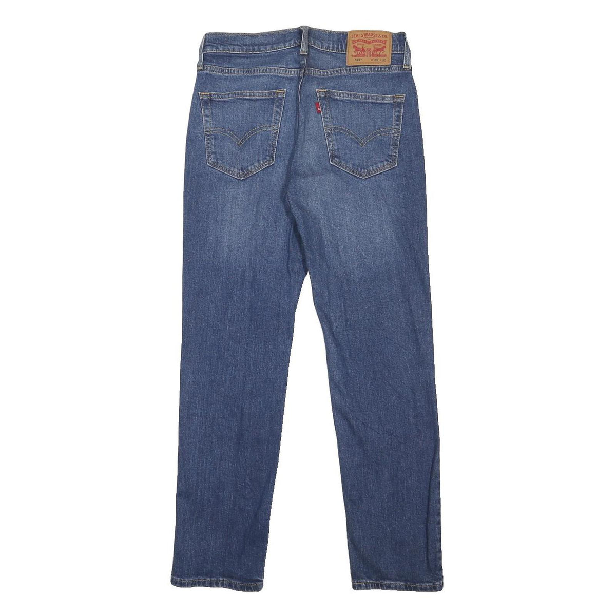 LEVI'S 514 Slim Mens Jeans Blue Slim Straight Denim Medium W29 L30 Classic Fit