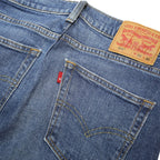 LEVI'S 514 Slim Mens Jeans Blue Slim Straight Denim Medium W29 L30 Classic Fit