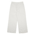LEVI'S Womens White Loose Wide-Leg Denim Jeans W29 L26 Cotton Blend Zip