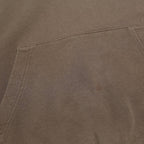 NIKE Mens Brown Hoodie S Cotton Blend Pullover S Logo