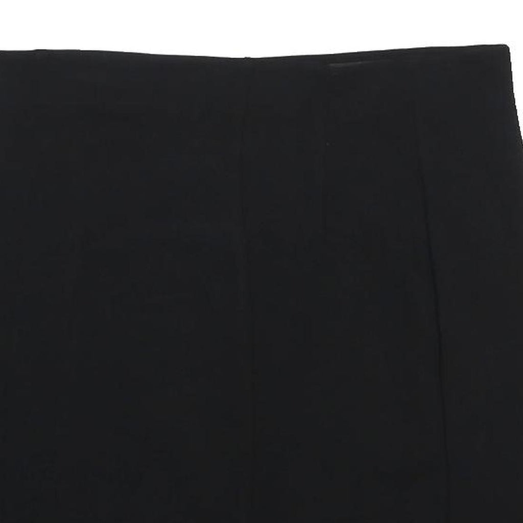 M&S COLLECTION Womens Black Mini Skirt Viscose Blend Plain UK 18 Classic Style