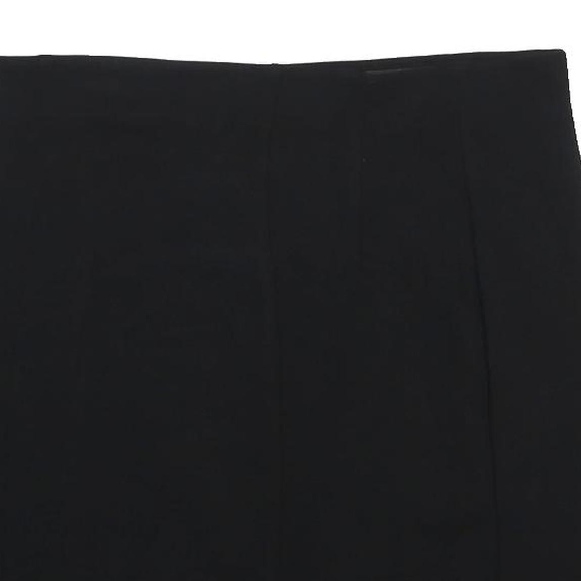 M&S COLLECTION Womens Black Mini Skirt Viscose Blend Plain UK 18 Classic Style