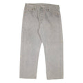 LEVI'S 501XX Jeans Mens Grey Regular Straight W34 L27