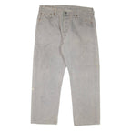 LEVI'S 501XX Jeans Mens Grey Regular Straight W34 L27