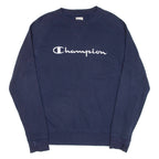 CHAMPION Petite Mens Sweatshirt Blue S
