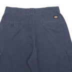 DICKIES Mens Shorts Navy Blue Cargo L W34 Workwear Durable Polyester Blend