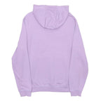 HUGO Womens Purple Pullover Hoodie L Logo Cotton Blend Sweatshirt
