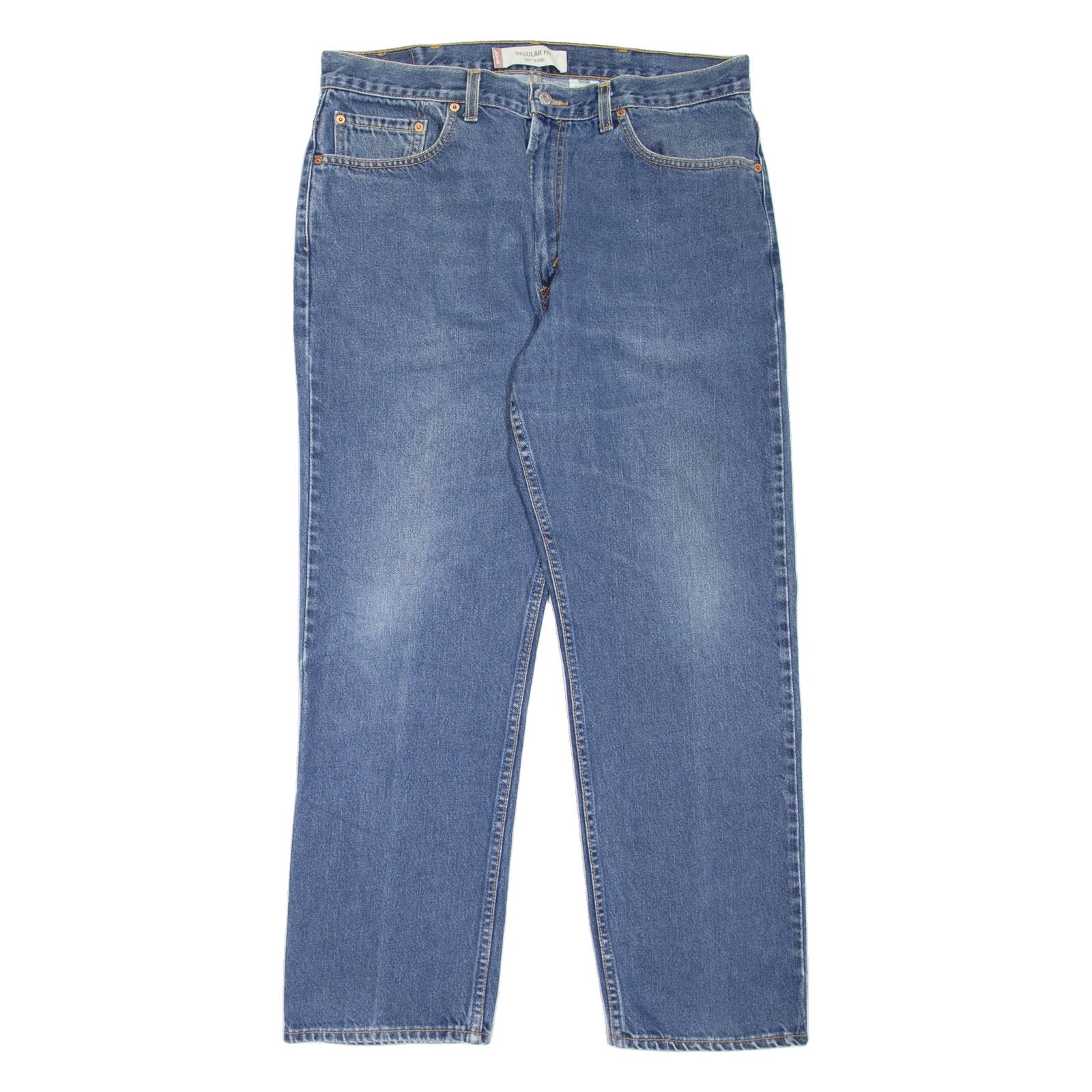 LEVI'S 505 Jeans Mens Blue Regular Straight W38 L30