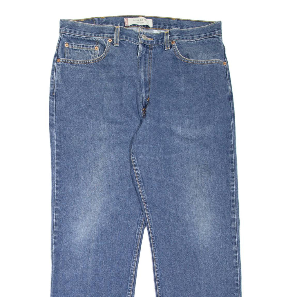 LEVI'S 505 Jeans Mens Blue Regular Straight W38 L30