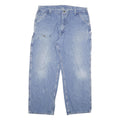 CARHARTT Mens Jeans Blue Relaxed Straight Denim Medium W38 L30 Workwear Utility