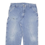 CARHARTT Mens Jeans Blue Relaxed Straight Denim Medium W38 L30 Workwear Utility