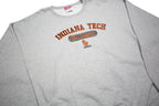 CHAMPION Mens Grey Indiana Tech Volleyball Crew Neck XL Sweatshirt Casual Wear