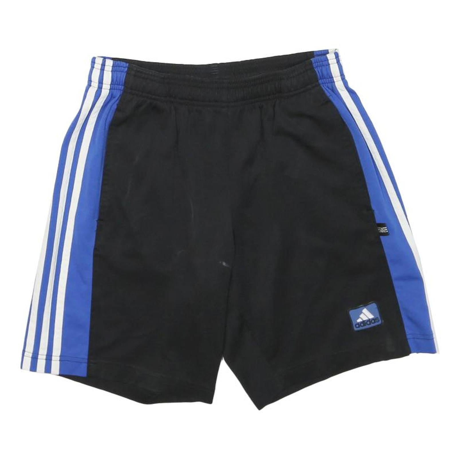 ADIDAS Mens Shorts Black & Blue Sports S W26 Athletic Track Casual