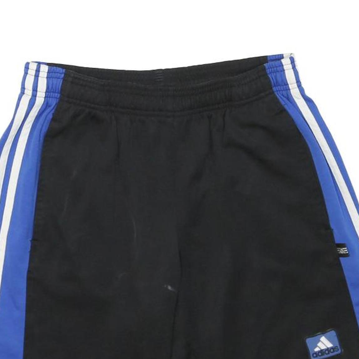 ADIDAS Mens Shorts Black & Blue Sports S W26 Athletic Track Casual
