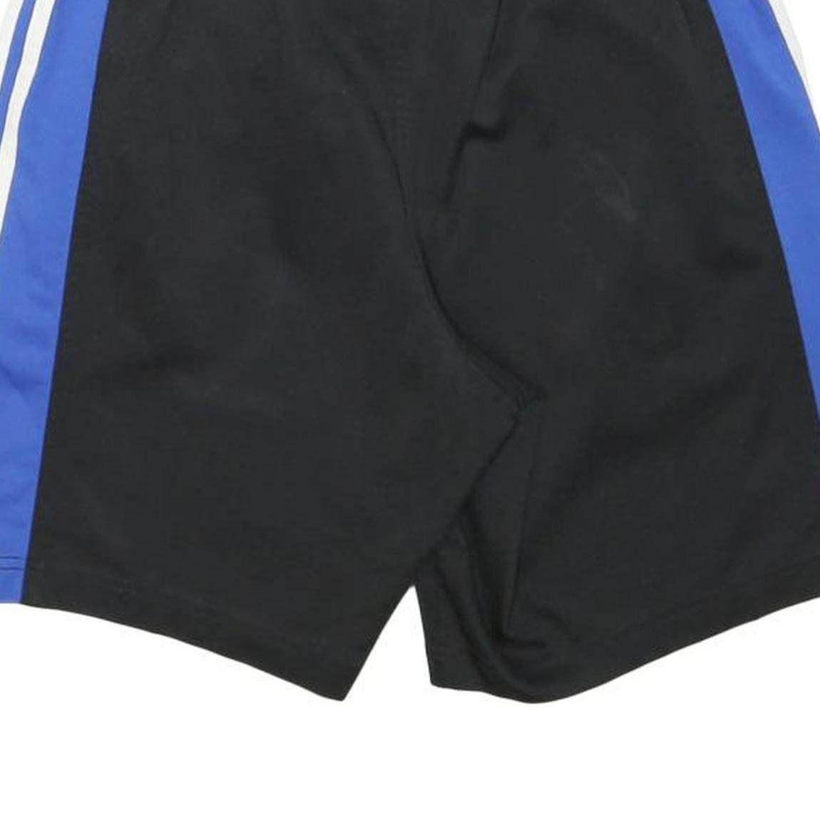 ADIDAS Mens Shorts Black & Blue Sports S W26 Athletic Track Casual
