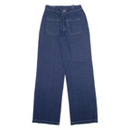 NATURA Womens Trousers Blue Relaxed Straight W24 L31