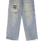 C.W.W JEANS Mens Blue Regular Straight Denim Medium W28 L30 Workwear Style