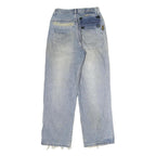 C.W.W JEANS Mens Blue Regular Straight Denim Medium W28 L30 Workwear Style