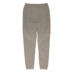 Womens Maternity Joggers Beige Slim Tapered S W24 L22 Seam Detail Elastic Waist