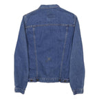 LEVI'S Womens Blue Denim Button Jacket S Cotton Classic Casual Retro