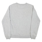 ADIDAS Mens Grey Blue Sweatshirt Crew Neck S Cotton Blend Pullover Casual