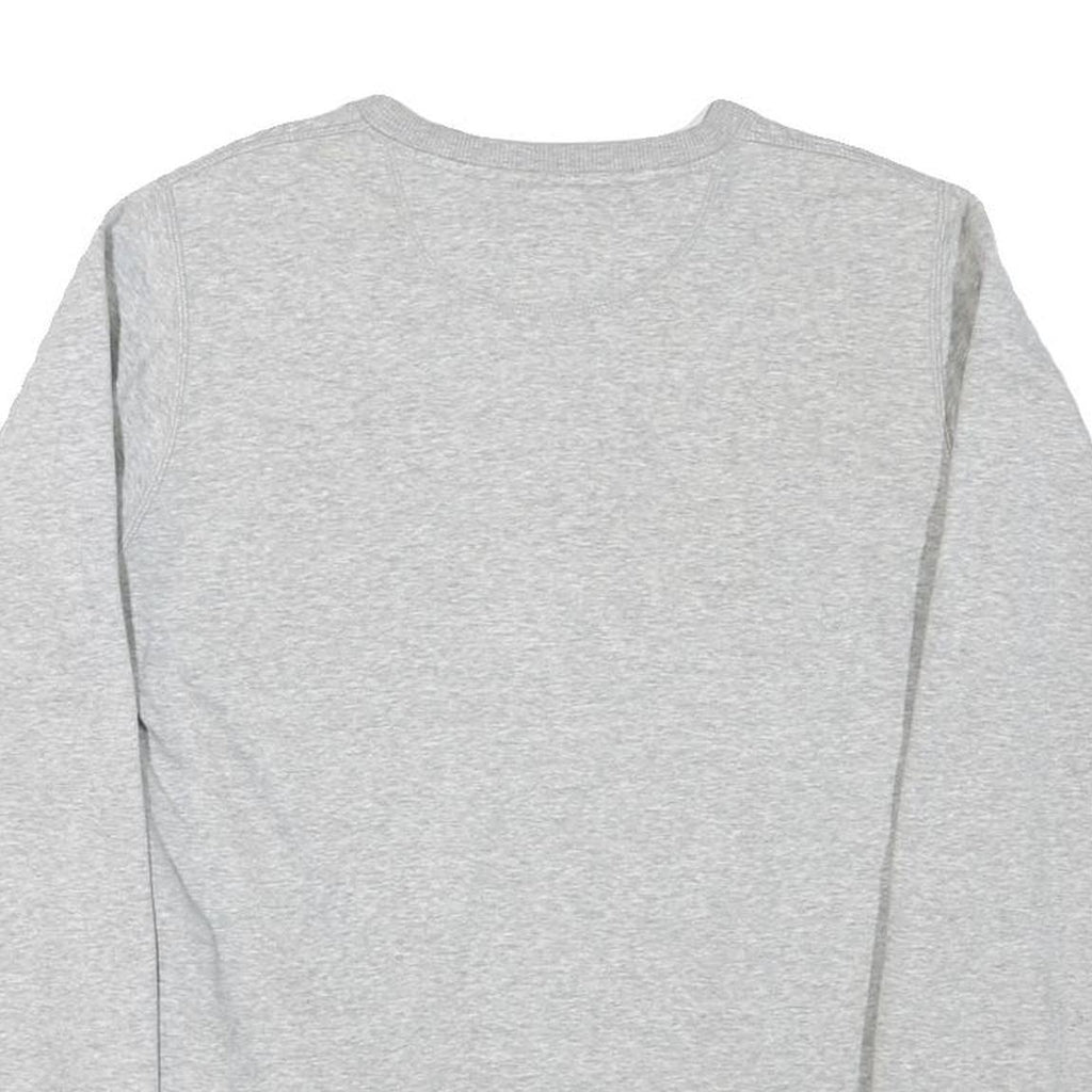 ADIDAS Mens Grey Blue Sweatshirt Crew Neck S Cotton Blend Pullover Casual