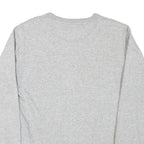 ADIDAS Mens Grey Blue Sweatshirt Crew Neck S Cotton Blend Pullover Casual