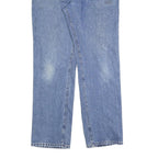WRANGLER Mens Regular Fit Blue Denim Jeans W36 L34 Classic Cotton Blend Zip