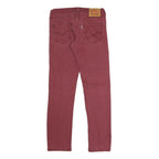 LEVI'S 511 Slim Mens Jeans Red Slim Skinny Denim W31 L32 Classic Fit Stretch