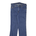 Mens Blue Regular Fit Straight Leg Denim Jeans W28 L31 Cotton Blend Zip