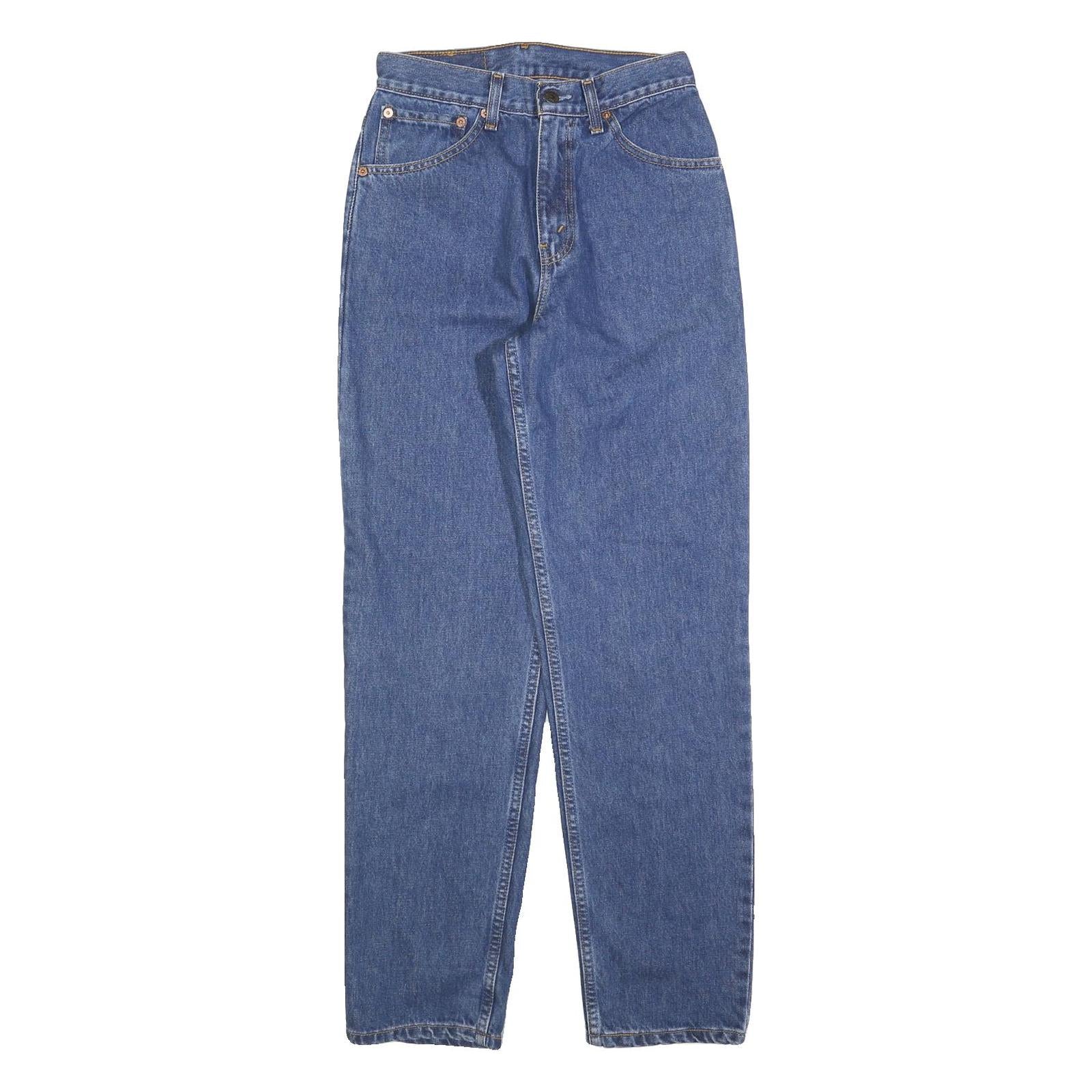 LEVI'S 533 02 Womens Jeans Blue Regular Straight Denim Medium W26 L32 Classic