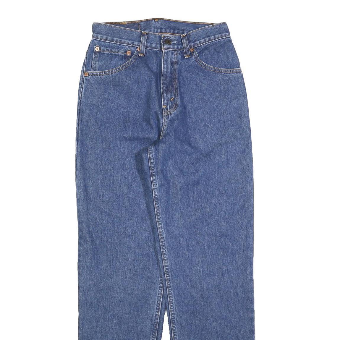LEVI'S 533 02 Womens Jeans Blue Regular Straight Denim Medium W26 L32 Classic