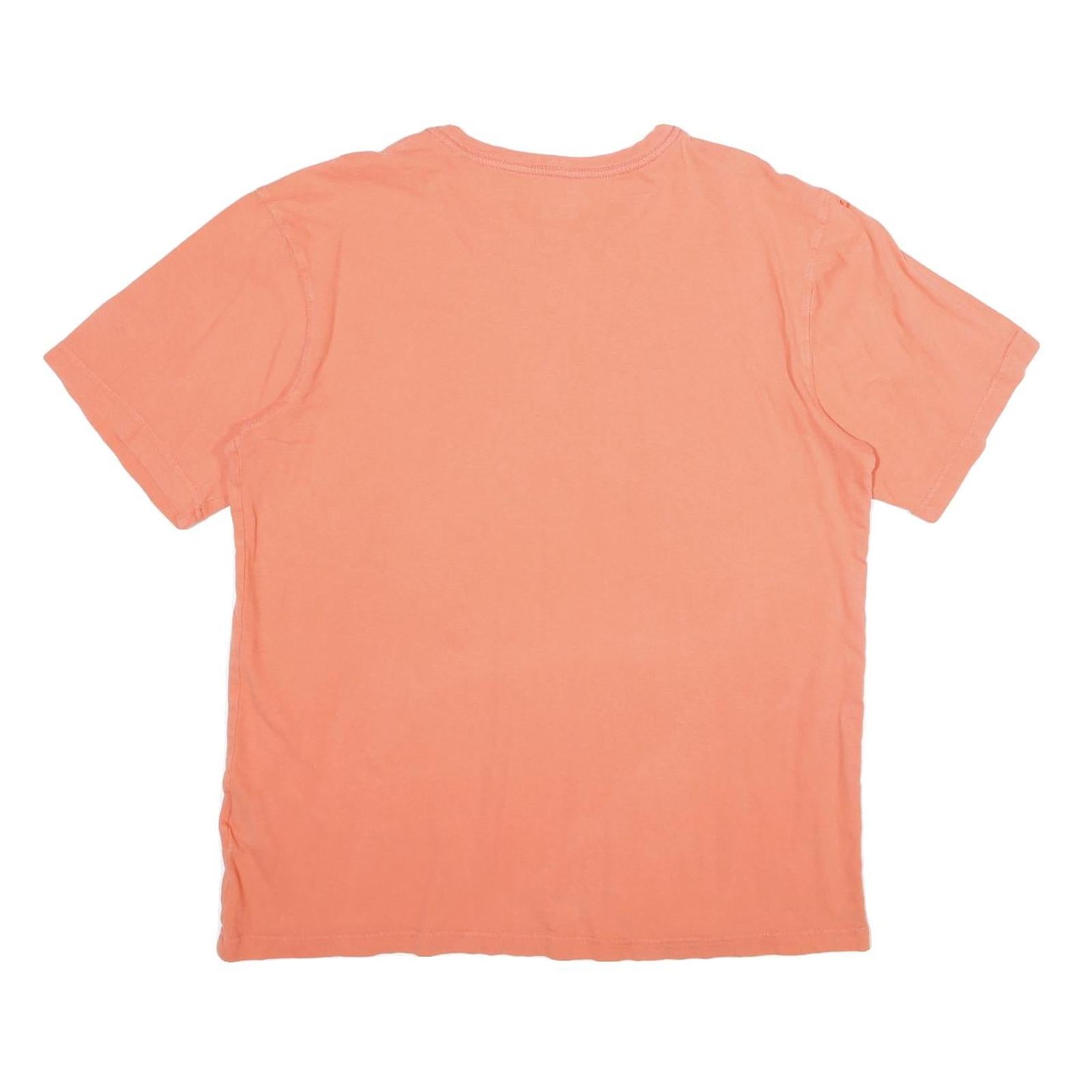 CARHARTT Womens Orange L Graphic T-Shirt Short Sleeve Crew Neck Cotton