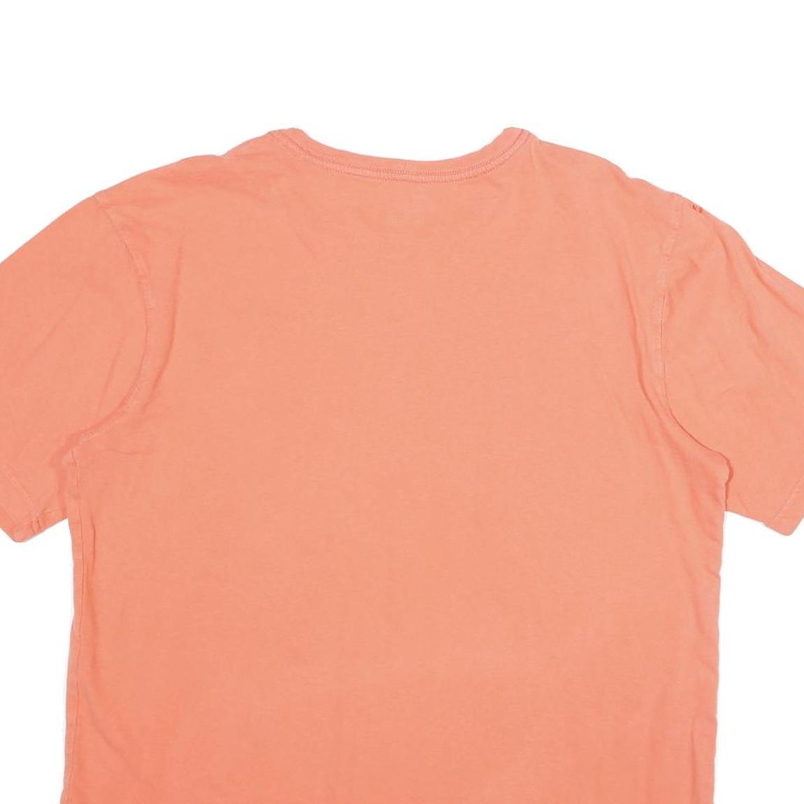 CARHARTT Womens Orange L Graphic T-Shirt Short Sleeve Crew Neck Cotton