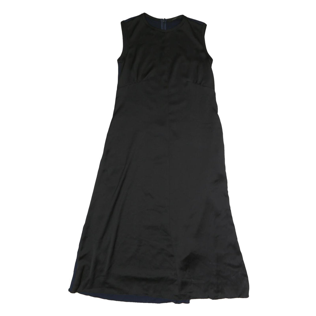 WEEKEND MAX MARA Womens Black & Navy Sleeveless Day Dress Polyester M Zip