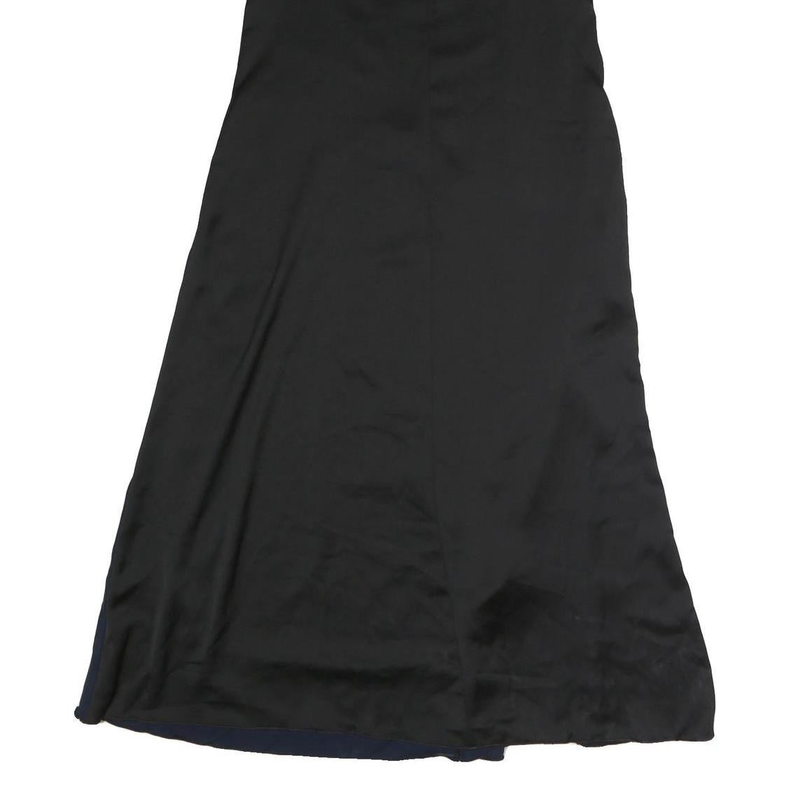 WEEKEND MAX MARA Womens Black & Navy Sleeveless Day Dress Polyester M Zip