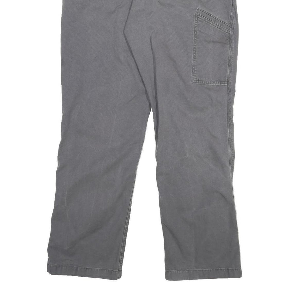 CARHARTT Mens Jeans Grey Relaxed Straight Denim Medium W34 L30 Durable Workwear